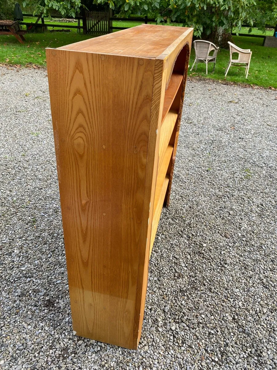Solid Bookshelf with live edge detailing - Image 3