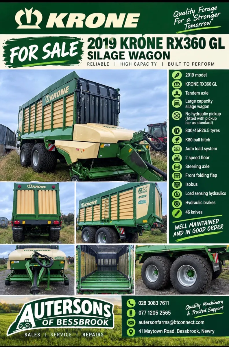 Krone silage wagon - Image 1