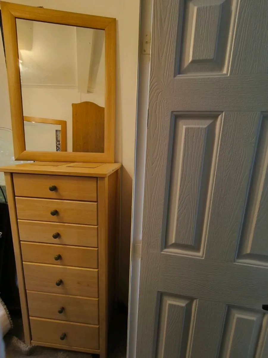 Beautiful new heavy drawer, unit mirror 100 both - Image 2