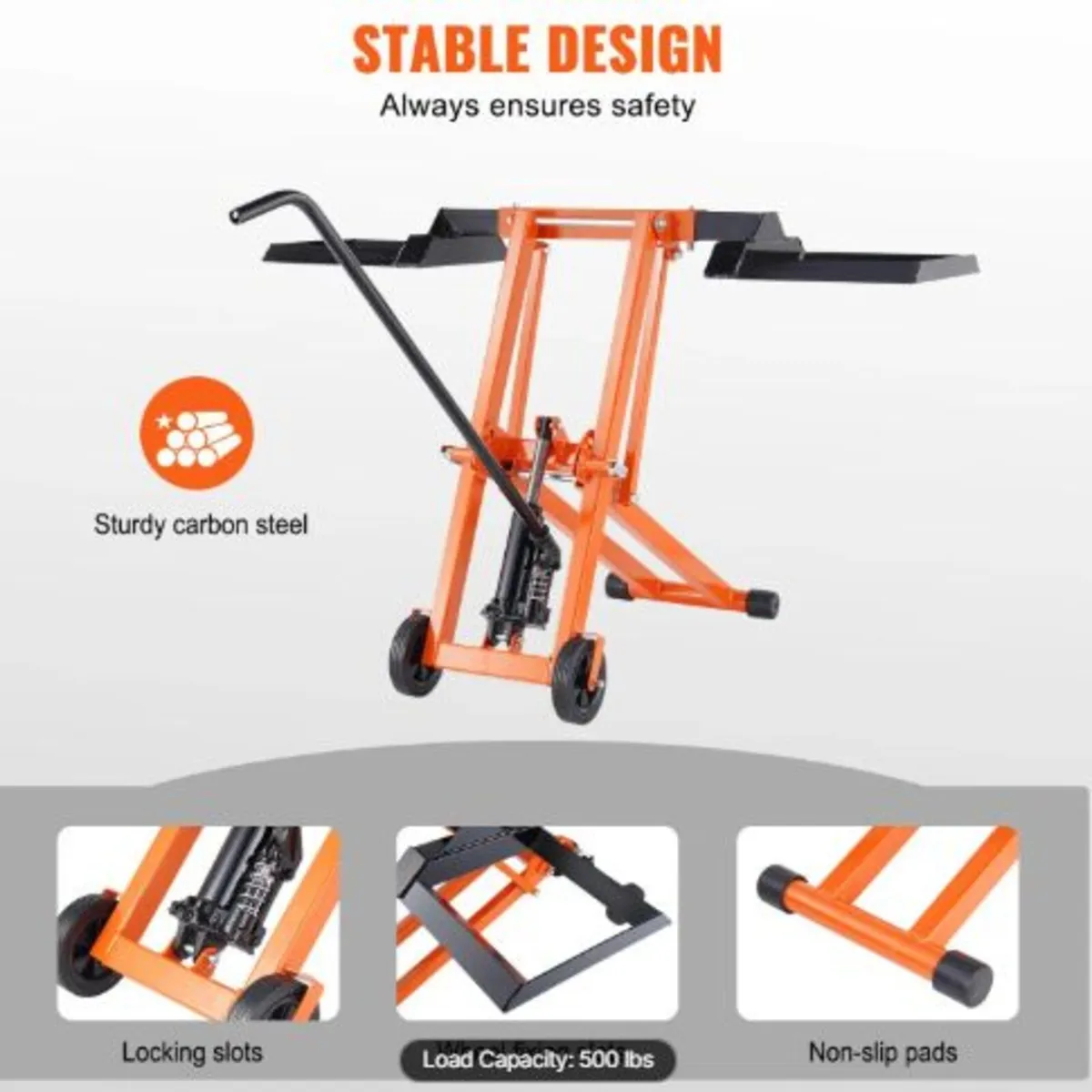 Lawn Mower Lift with Hydraulic Jack,500 Lbs Weight - Image 4