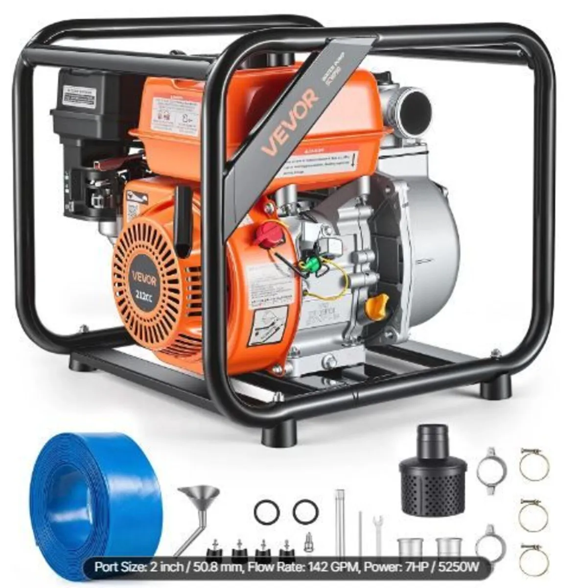 Gas Powered Water Pump, 50.8 mm - Image 4
