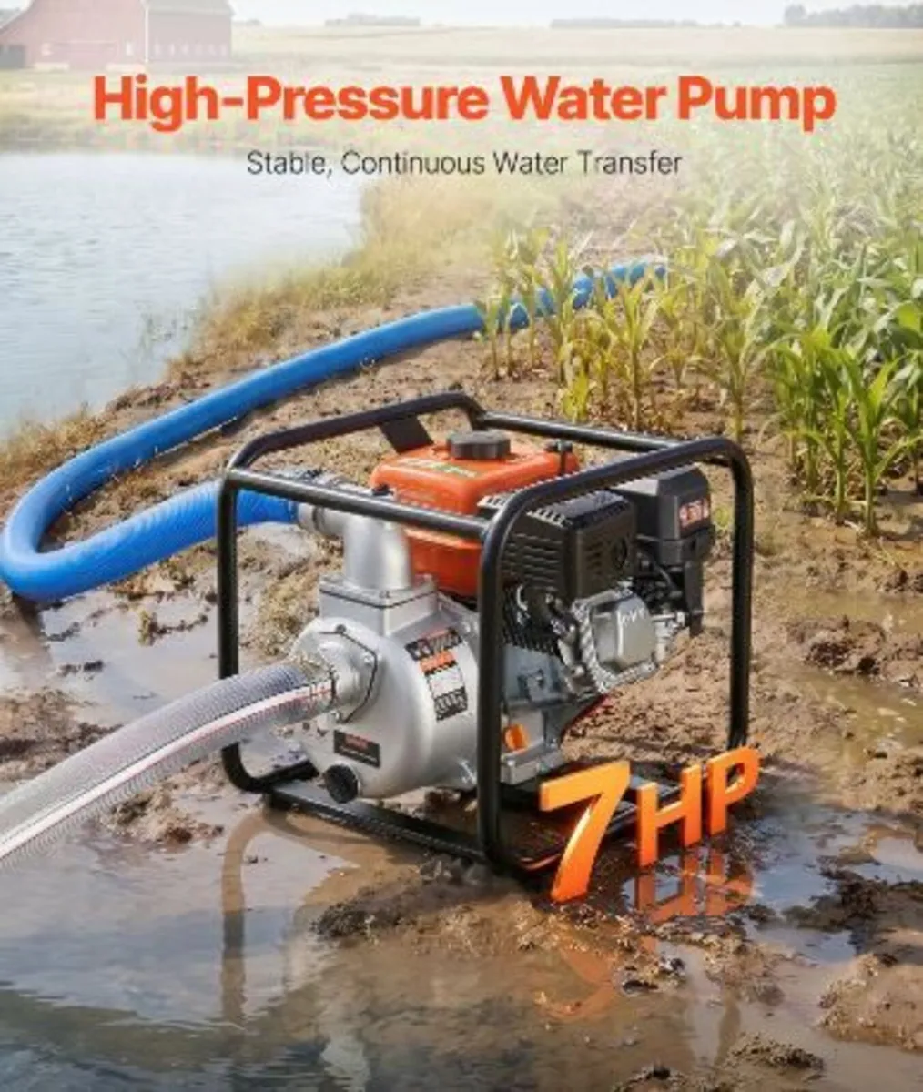 Gas Powered Water Pump, 50.8 mm - Image 3