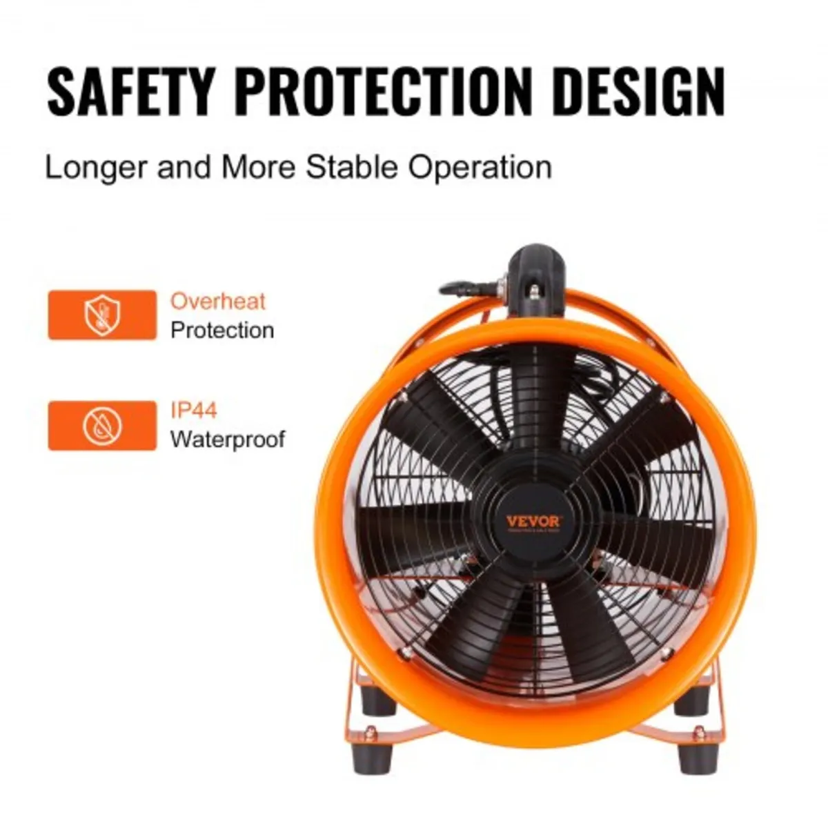 Portable Ventilator, 304.8mm Heavy Duty Cylinder F - Image 2