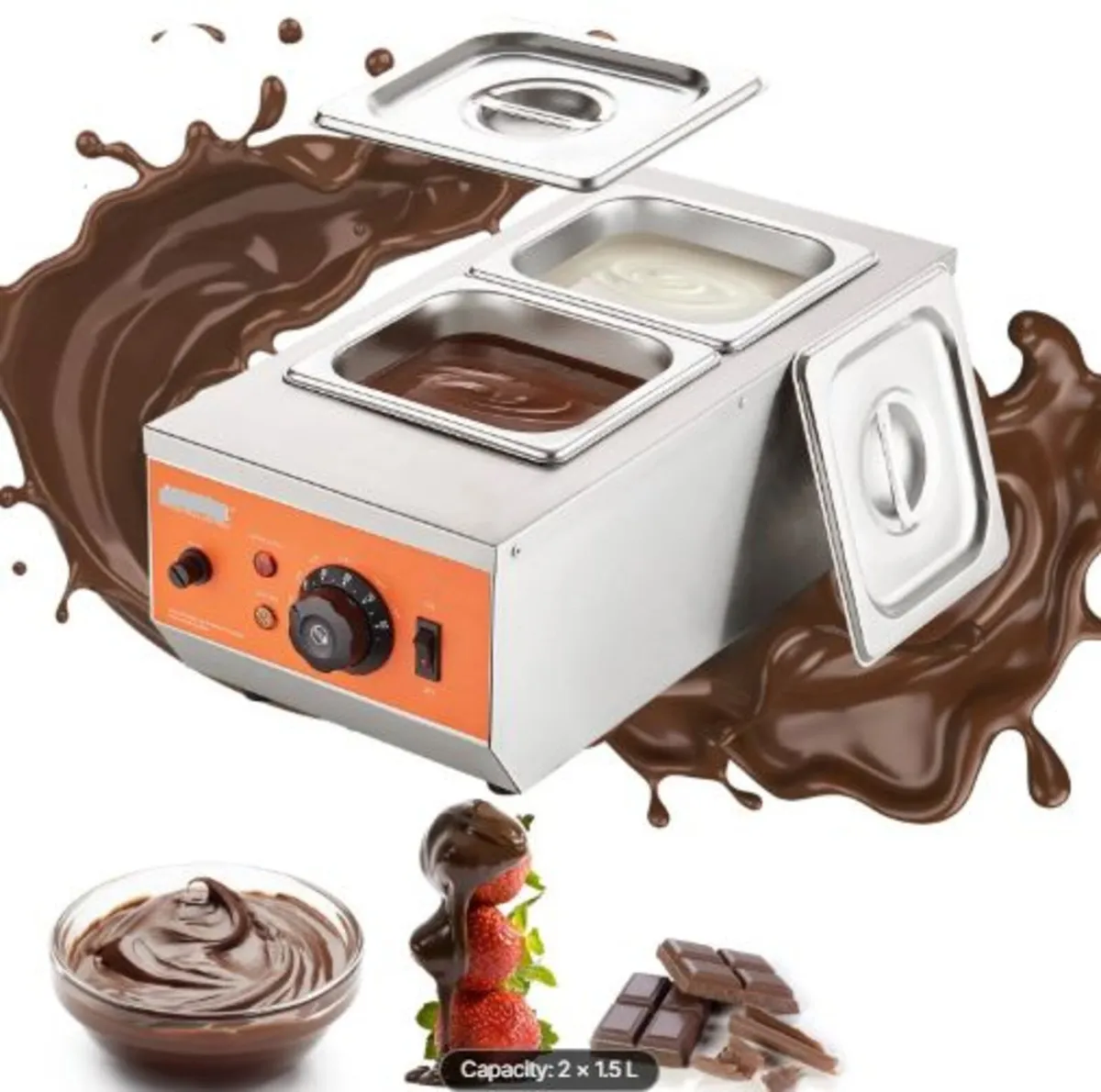 Chocolate Tempering Machine Chocolate Melting Pot - Image 1