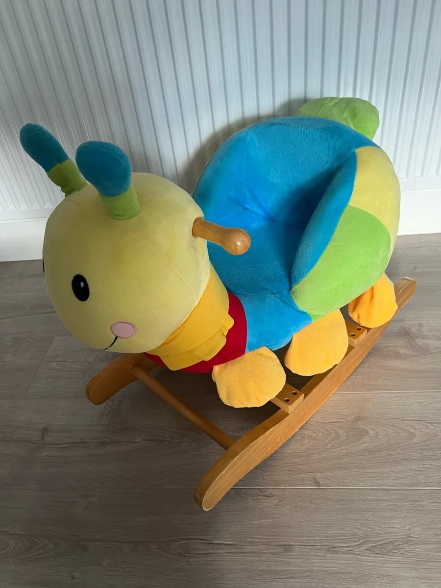 Wooden Baby Rocking Caterpillar - Image 1