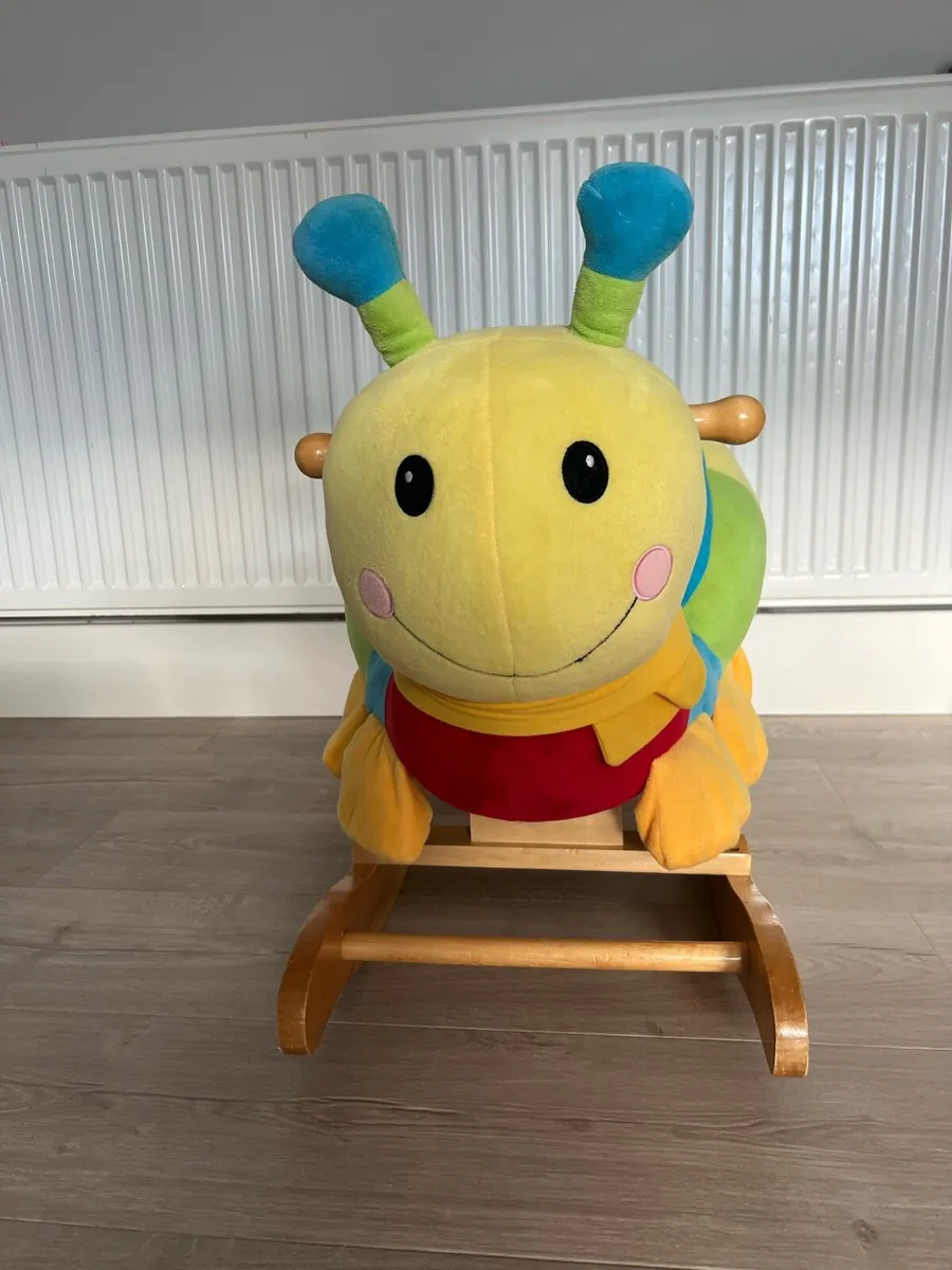 Wooden Baby Rocking Caterpillar - Image 2