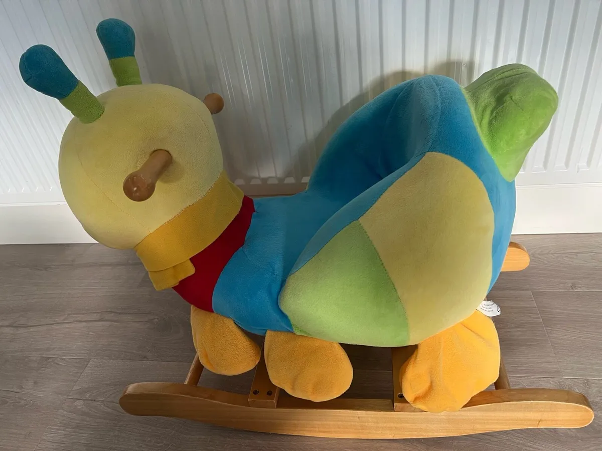 Wooden Baby Rocking Caterpillar - Image 3