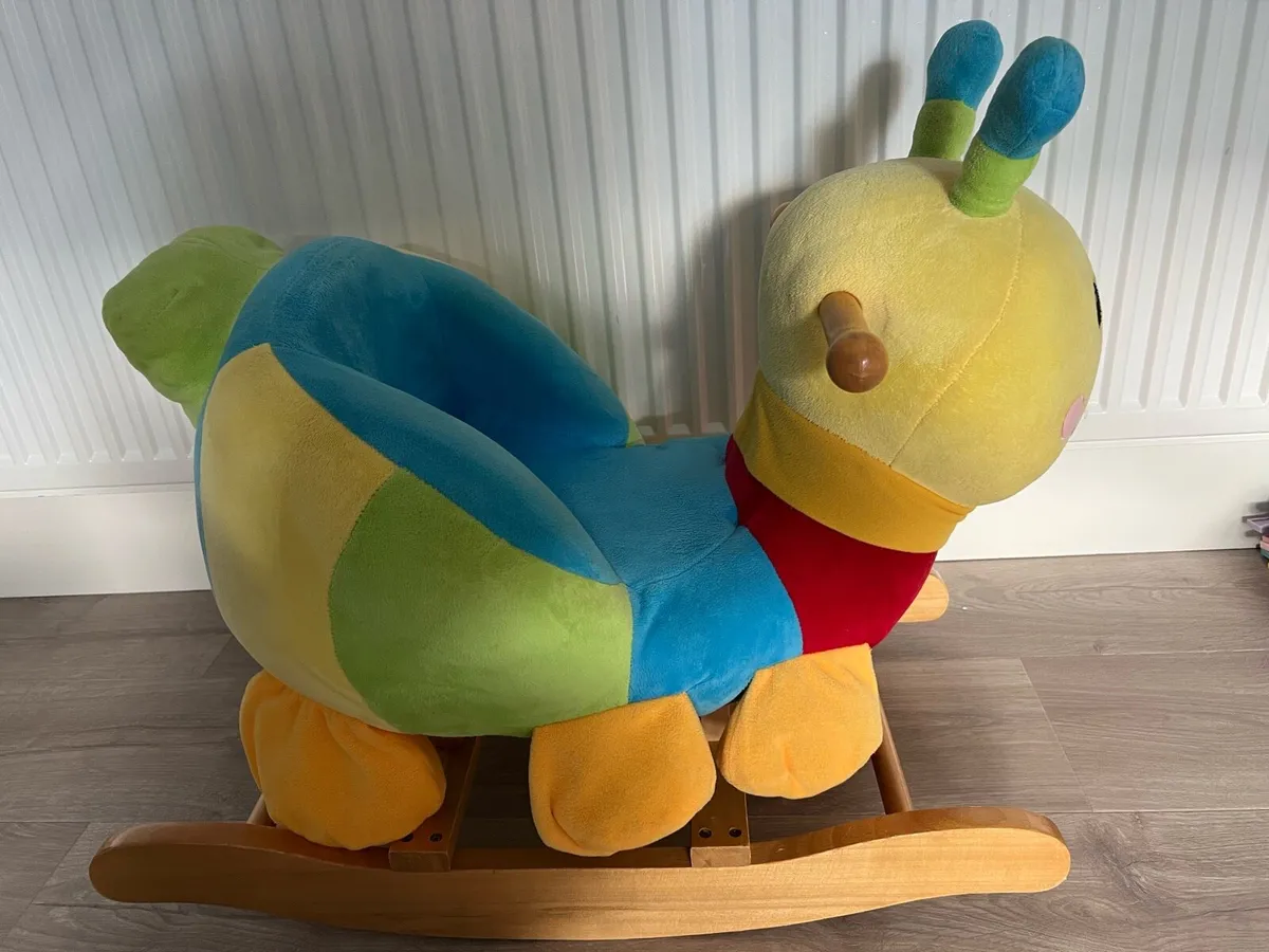 Wooden Baby Rocking Caterpillar - Image 4