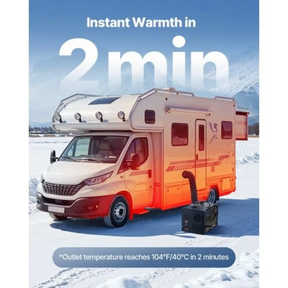 Diesel Heater, 5-8KW, DC 12V/24V, All in One Porta - Image 2