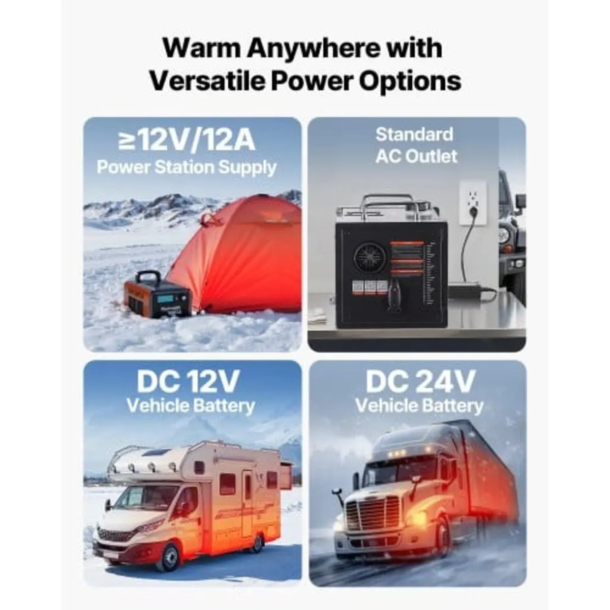 Diesel Heater, 5-8KW, DC 12V/24V, All in One Porta - Image 3