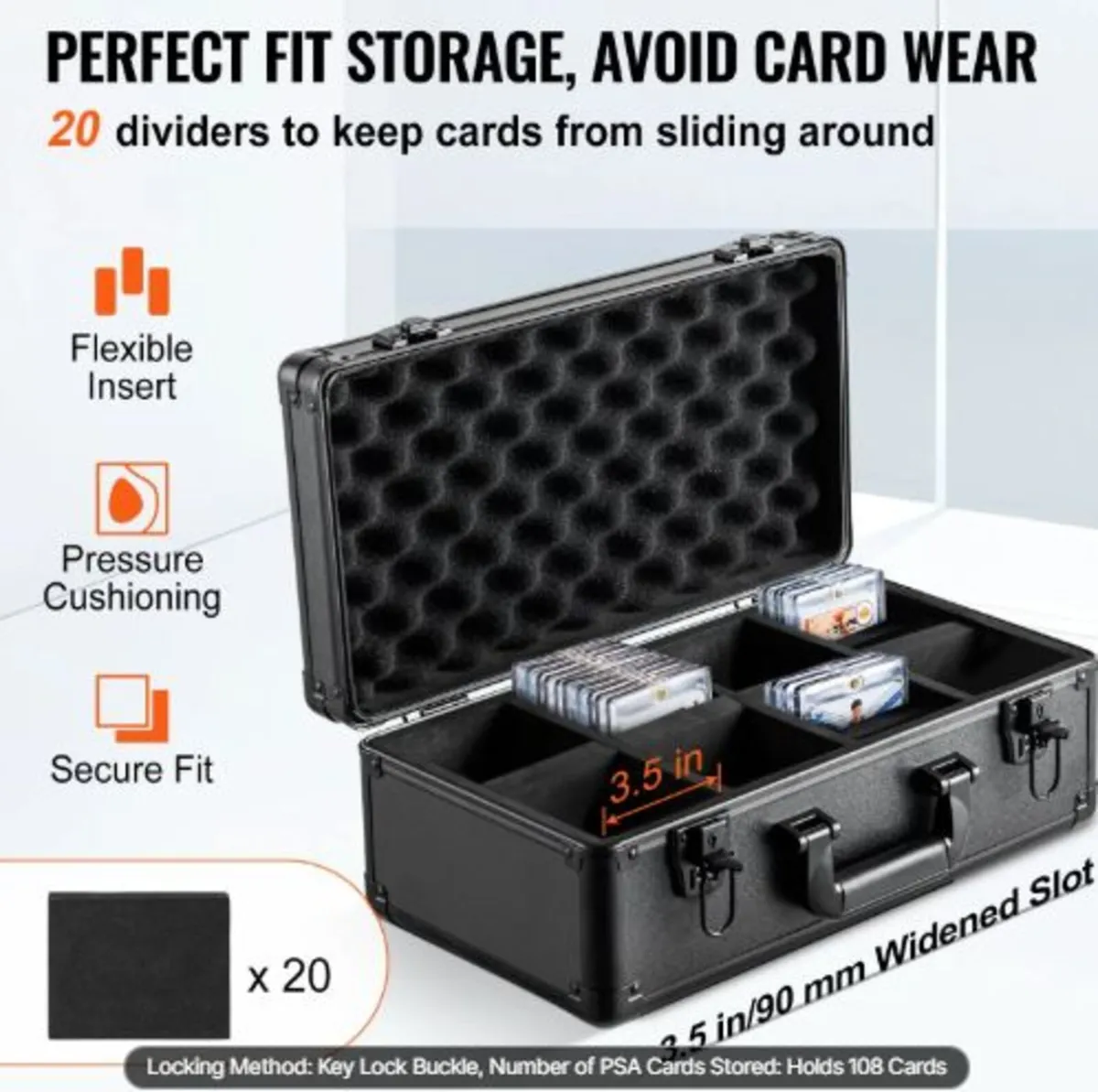 Graded Card Storage Box, 4 Slots, Graded Sports - Image 2