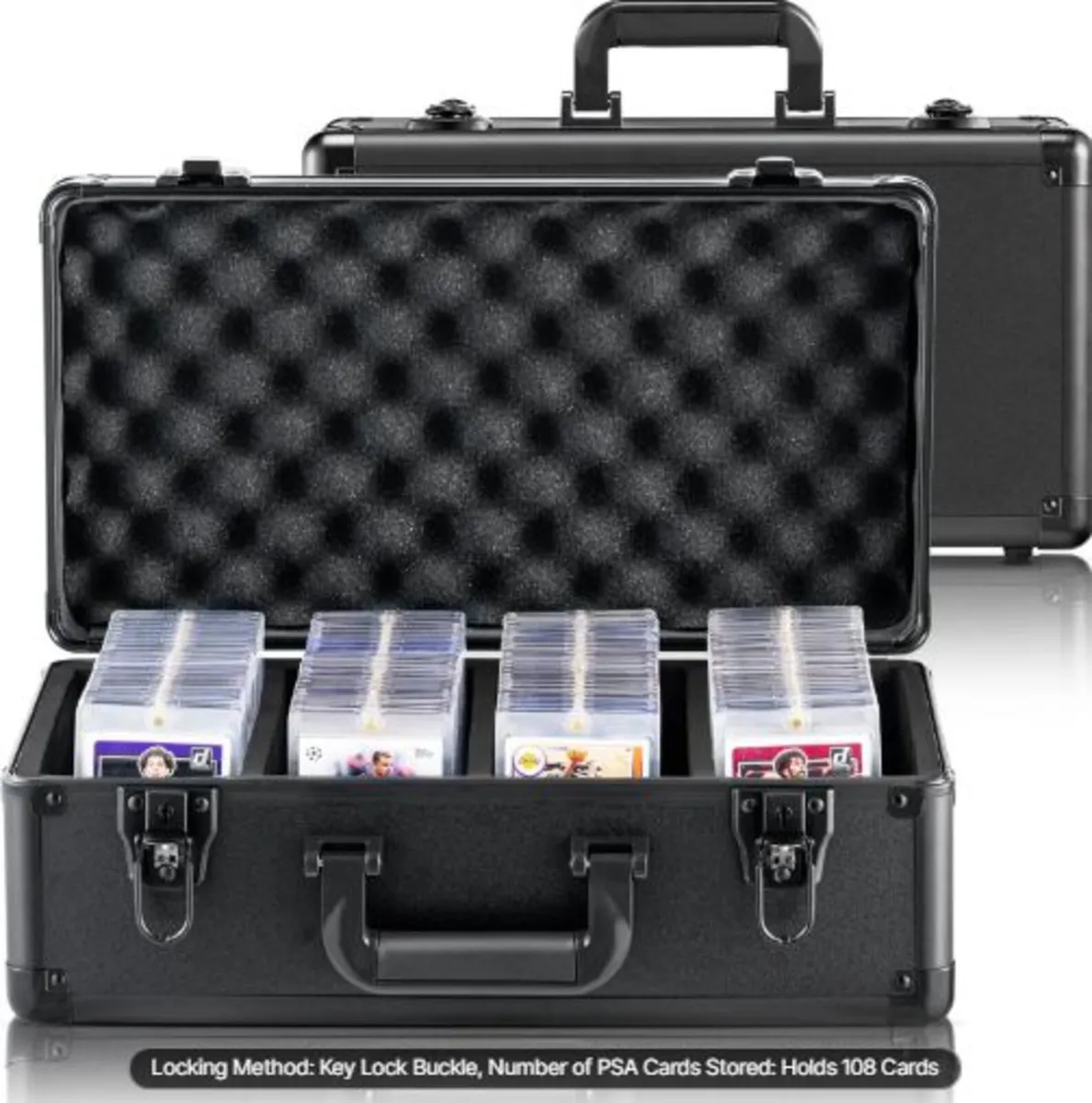 Graded Card Storage Box, 4 Slots, Graded Sports - Image 1