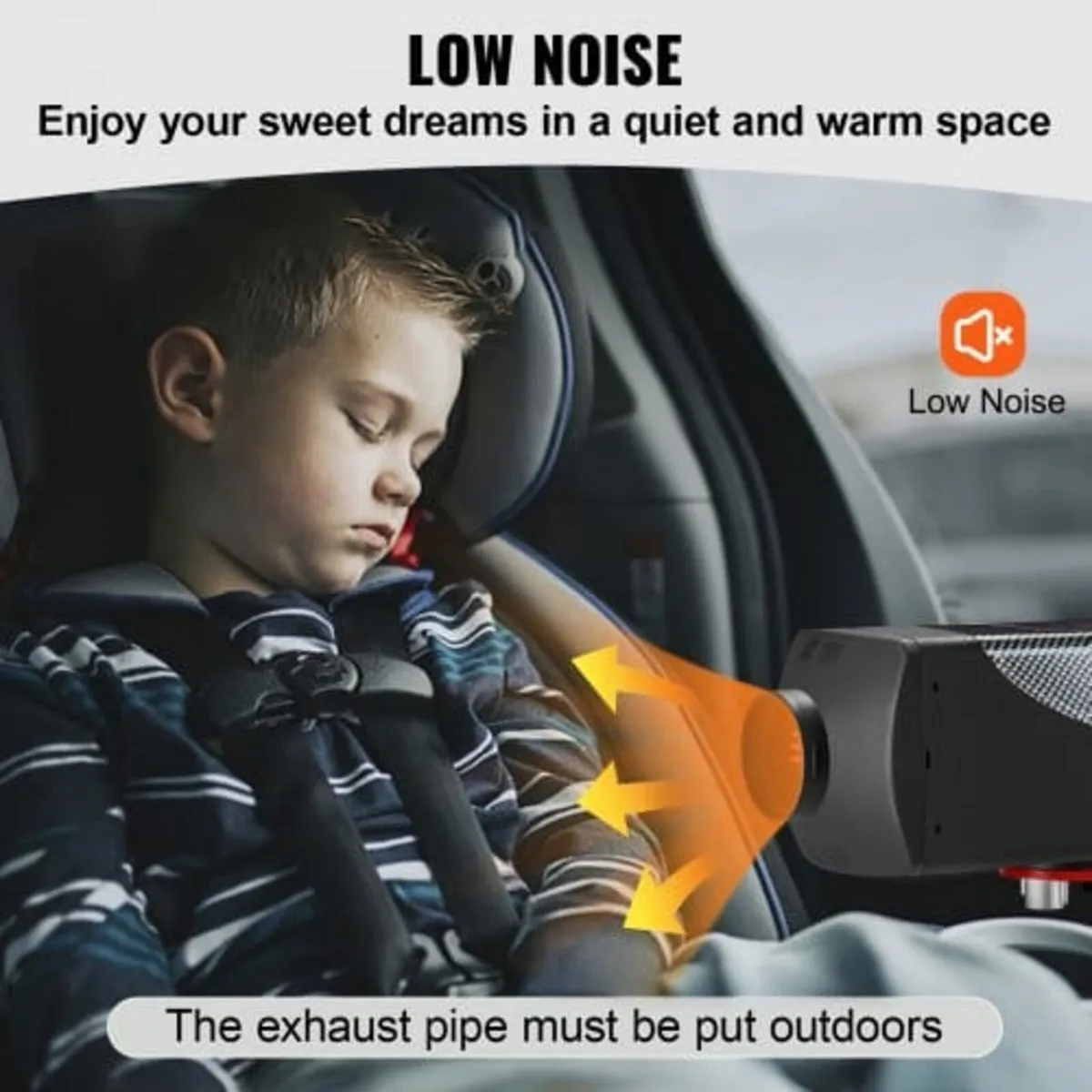 12V 5-8KW Diesel Air Heater with LCD Switch, Diese - Image 4