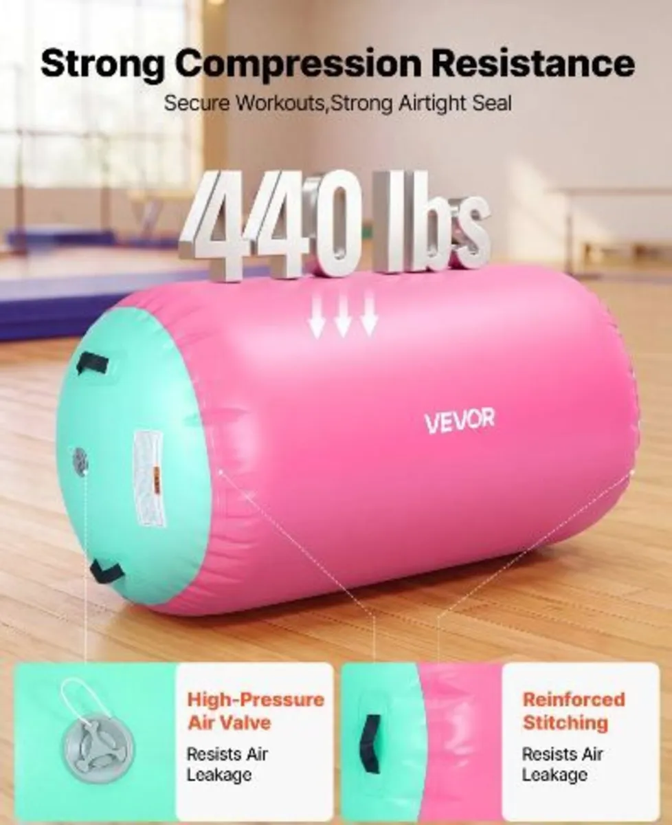 Gymnastics Barrel Air Roller 120x75cm - Image 1