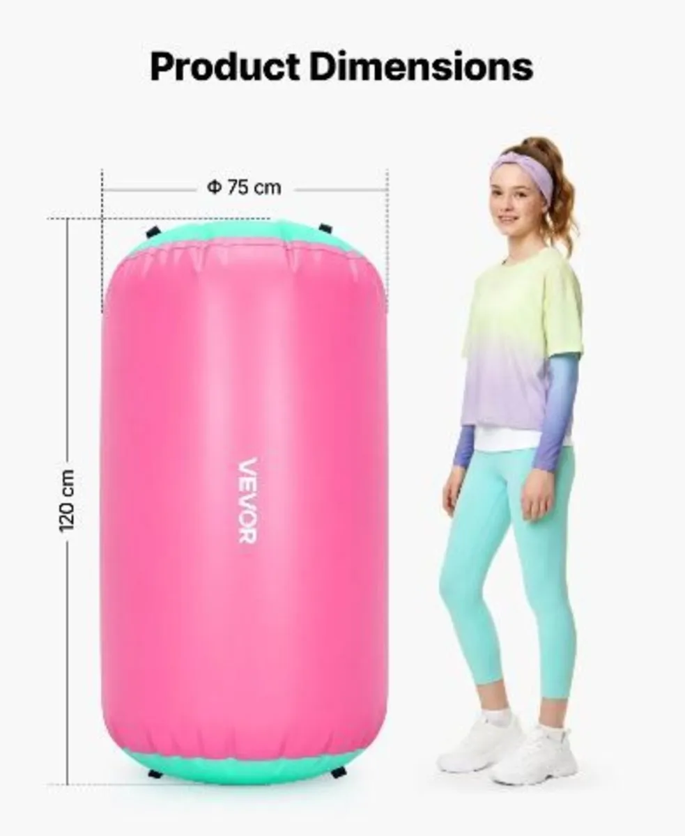 Gymnastics Barrel Air Roller 120x75cm - Image 3