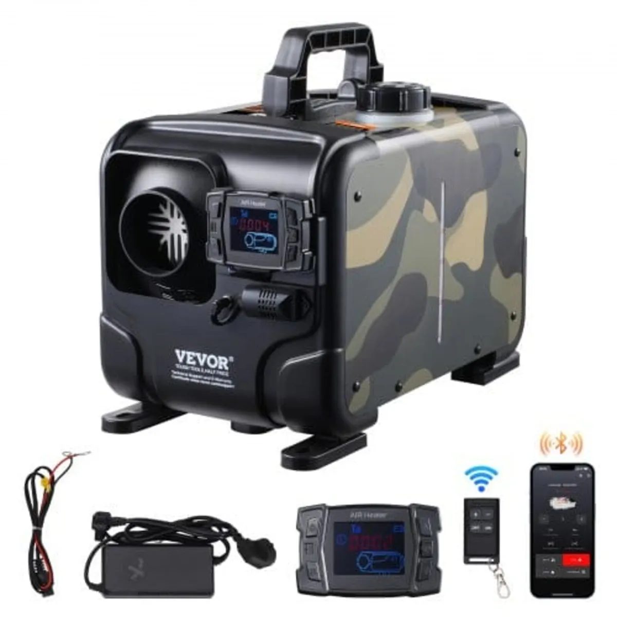 5-8KW Diesel Heater, 12V/24V All in One Diesel Air - Image 1