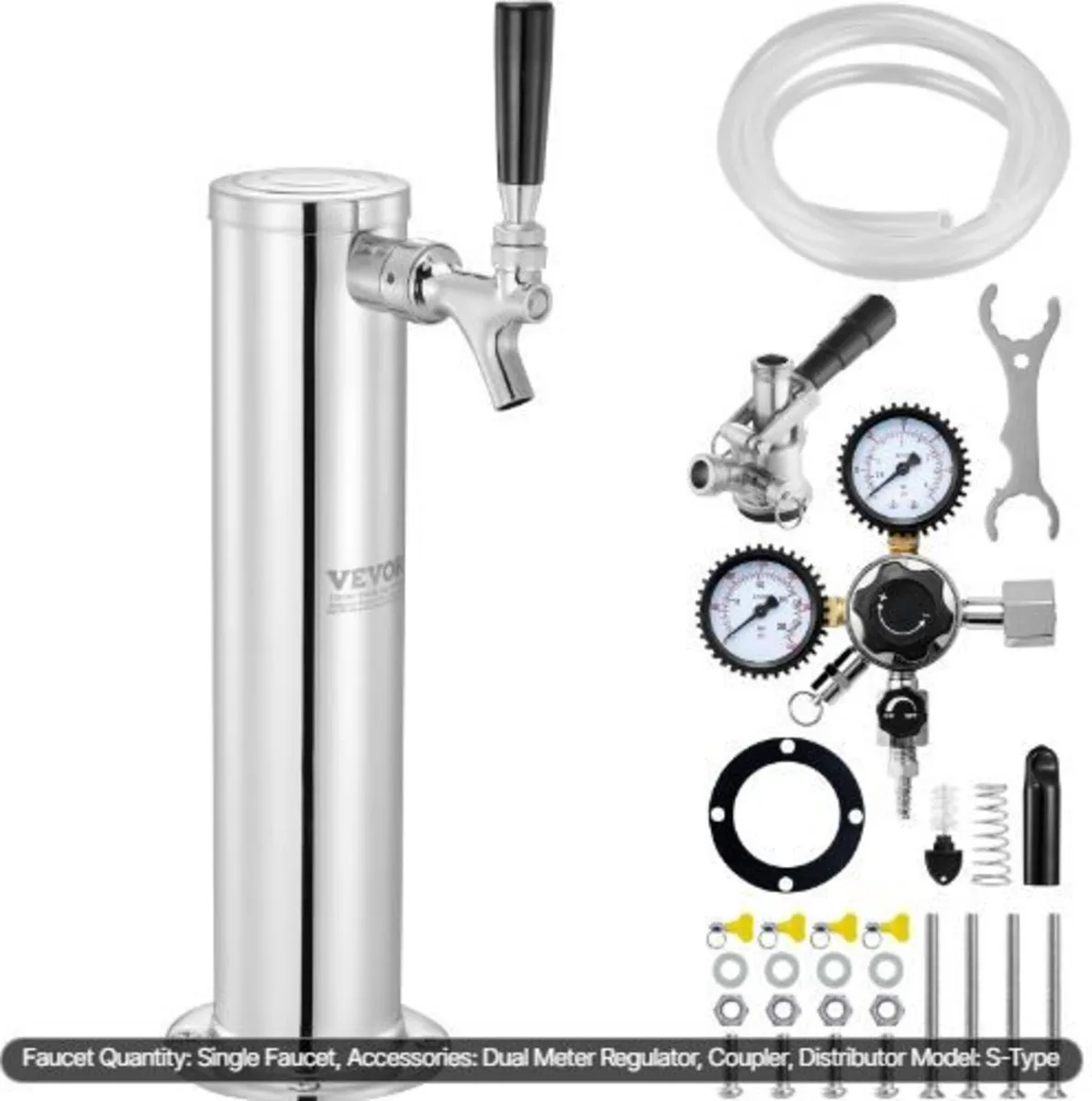 Kegerator Tower Kit, Single Tap Beer - Image 3