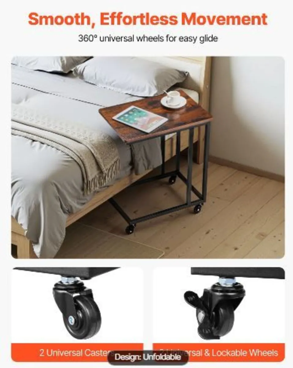 C Table, C Shaped Sofa Side Table - Image 4