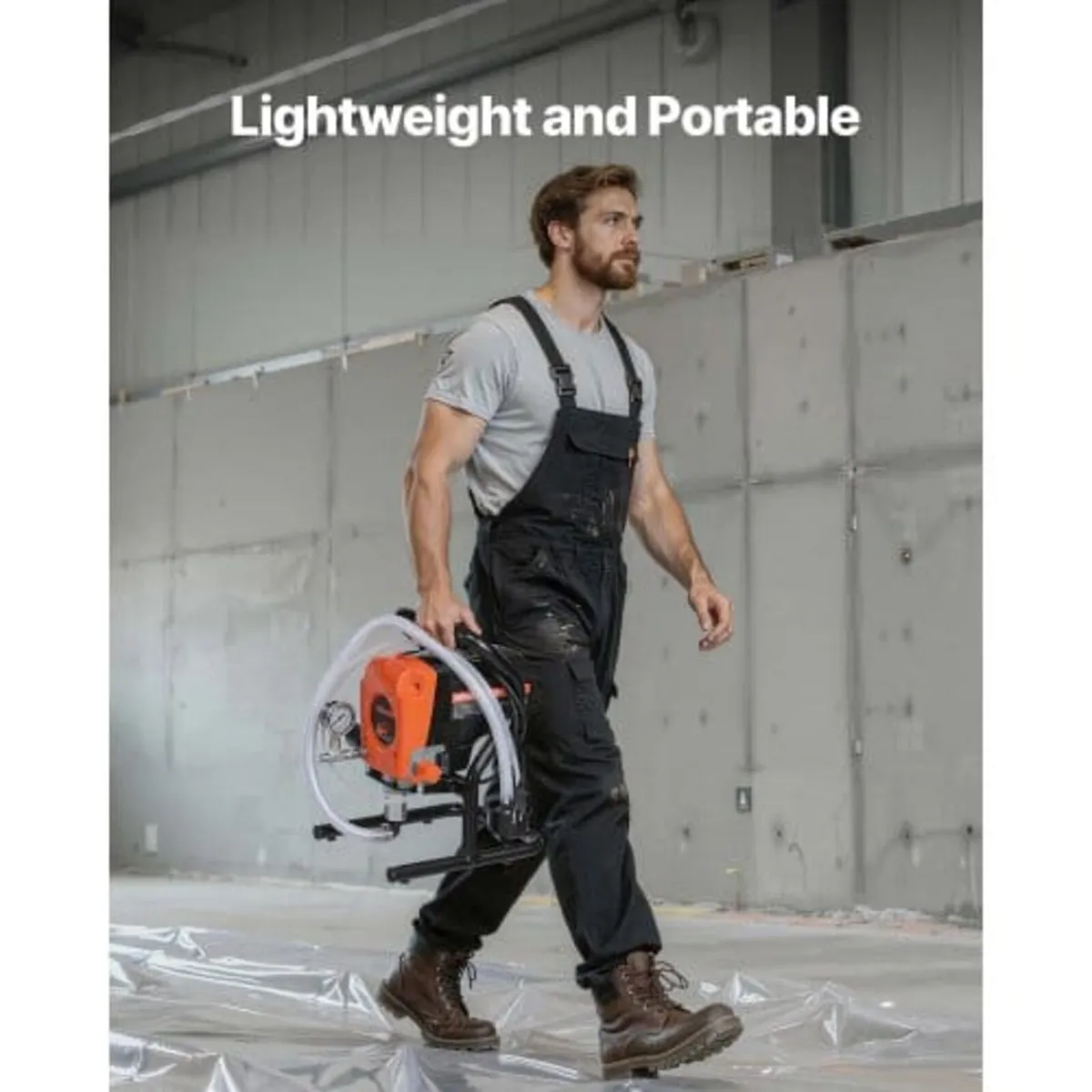 Stand Airless Paint Sprayer, 900W, 3300PSI High Pr - Image 3