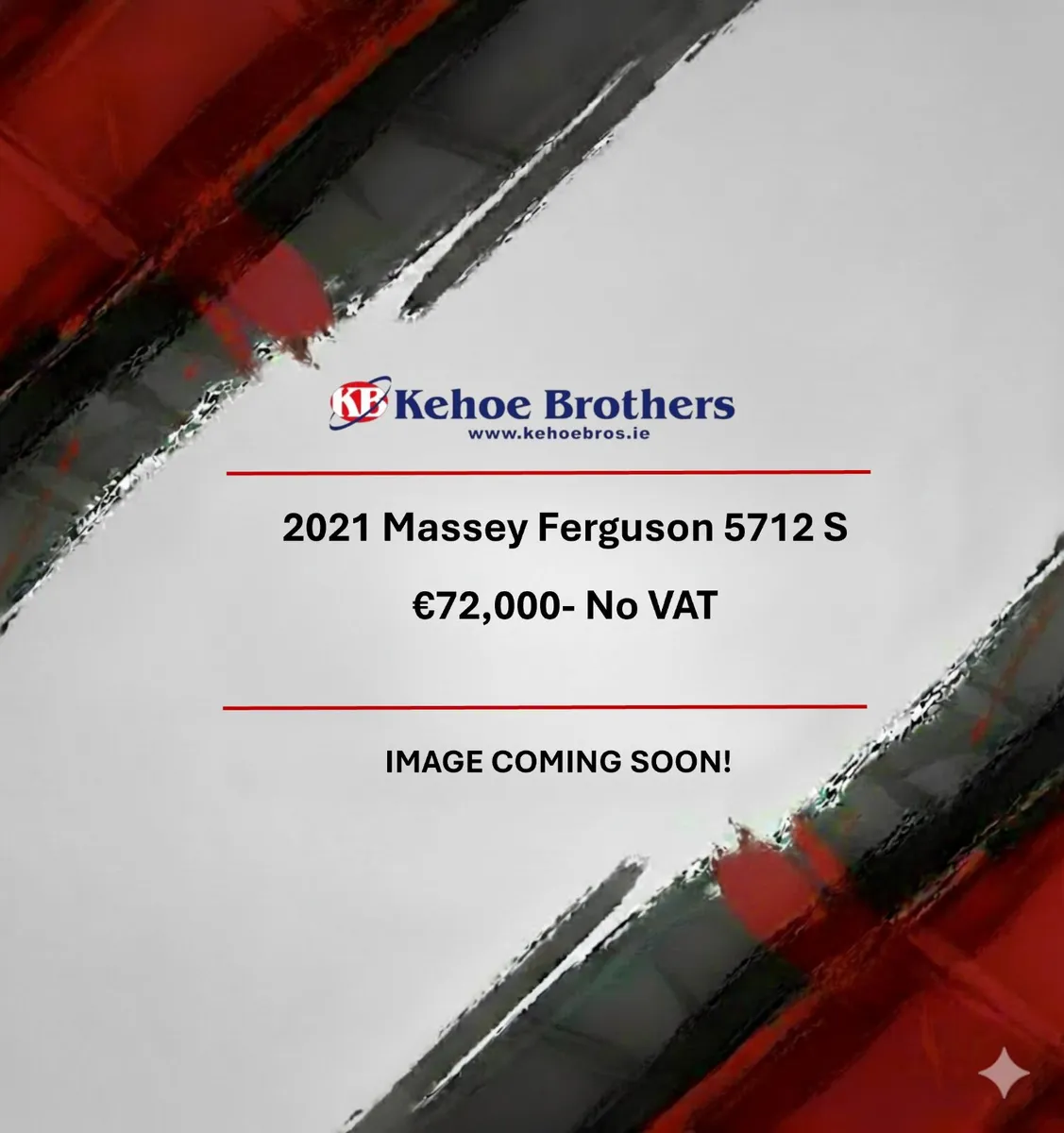 2021 Massey Ferguson 5712 S - €72,000 - No VAT
