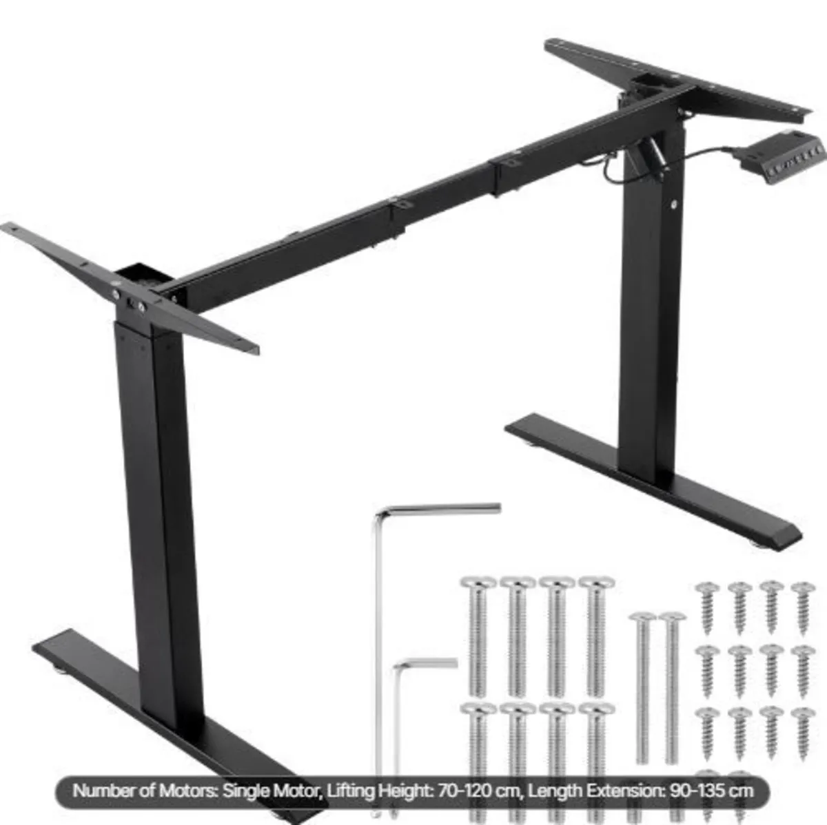 Electric Standing Desk Frame Adjustable 70-117 cm - Image 3