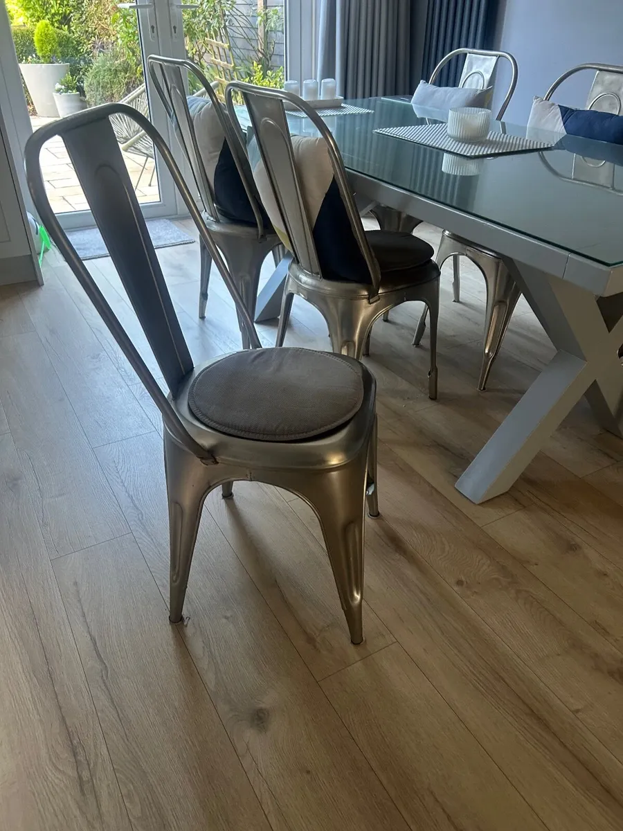 Dining chairs x 6 - Image 4