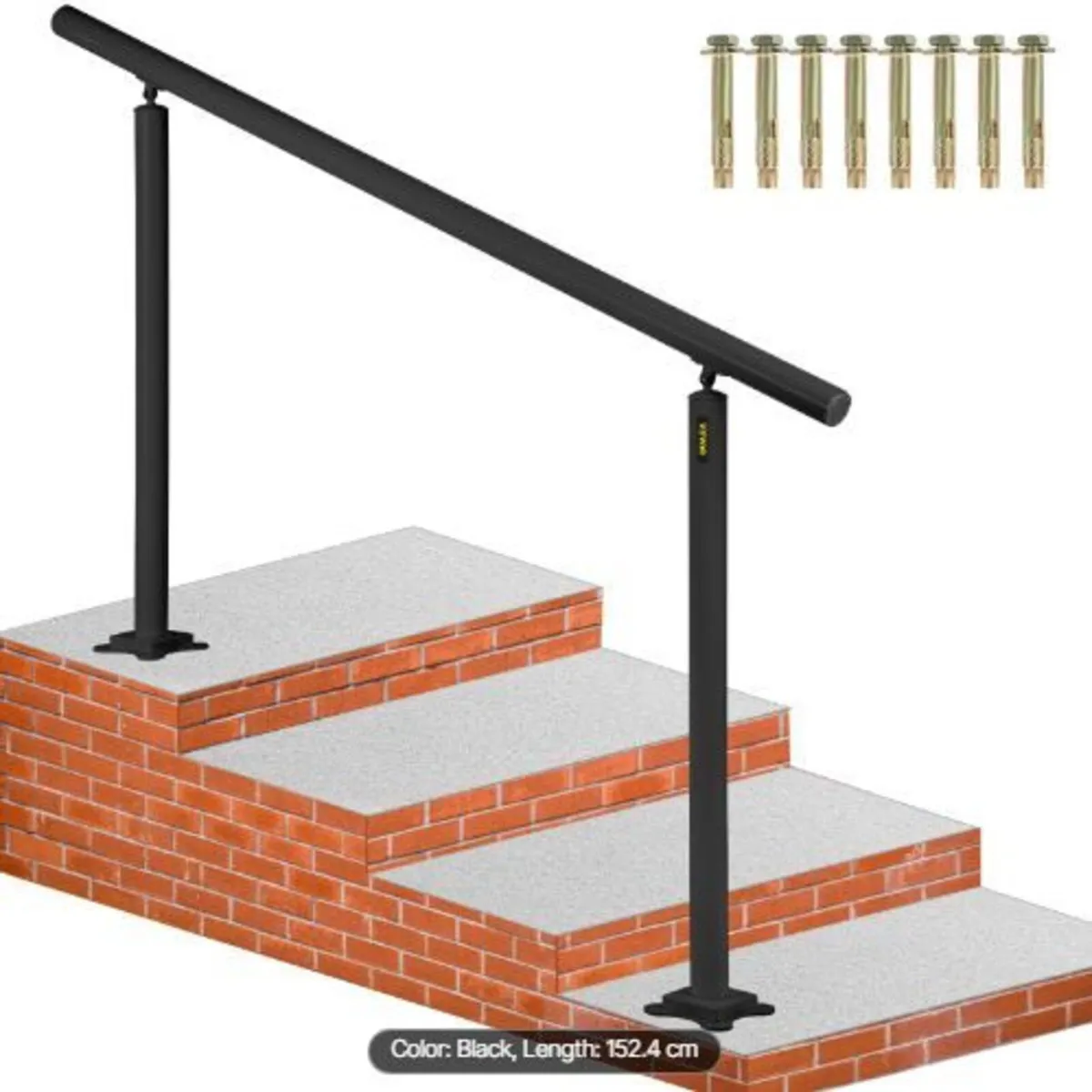 Stair Railing Kit, 152.4 cm Handrails - Image 1