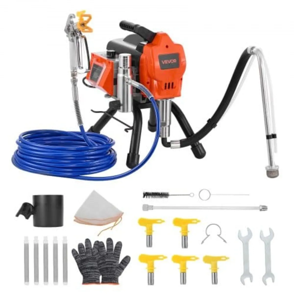 Stand Airless Paint Sprayer, 1500W, 3300PSI High P - Image 1