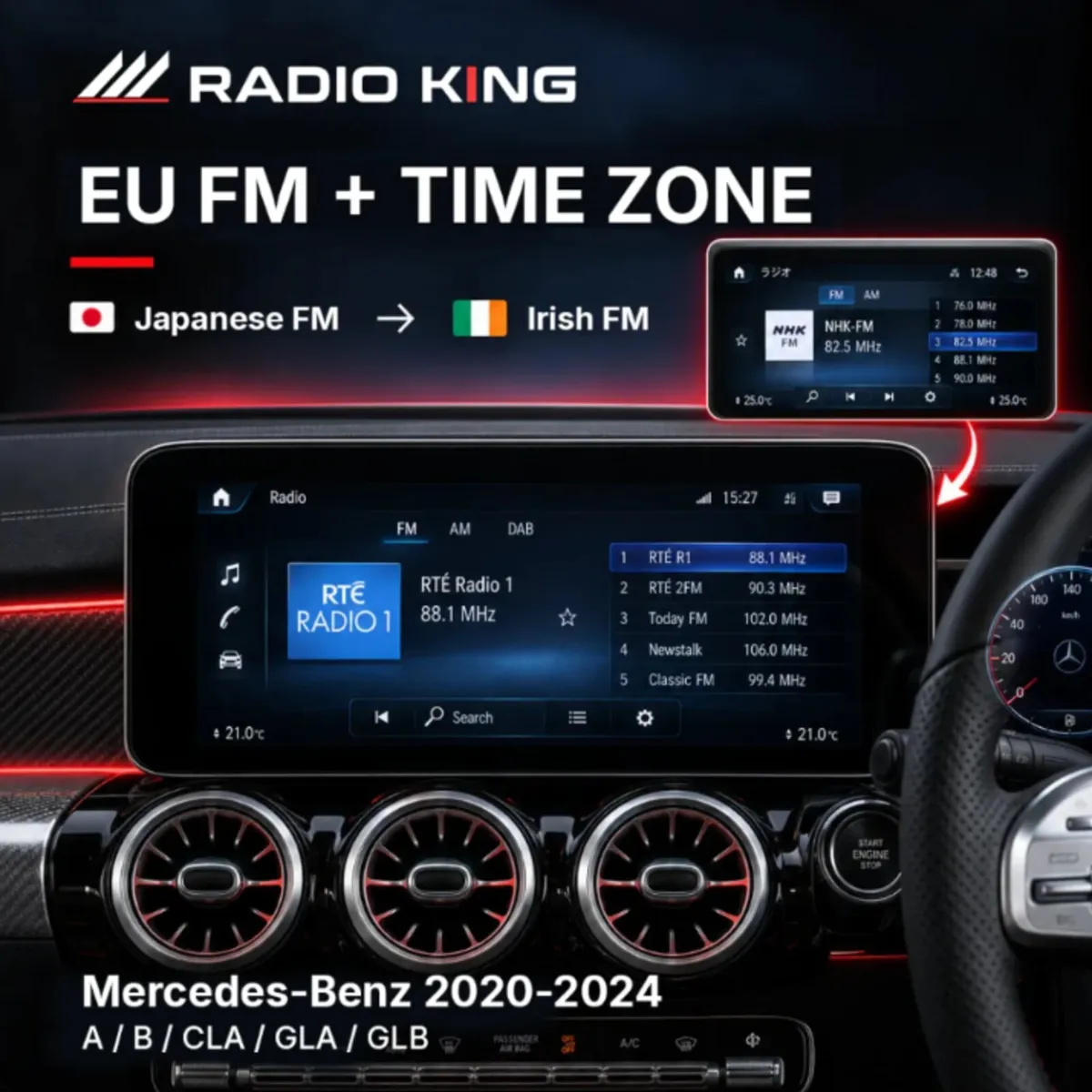 Mercedes-Benz EU FM & Time Zone Conversion