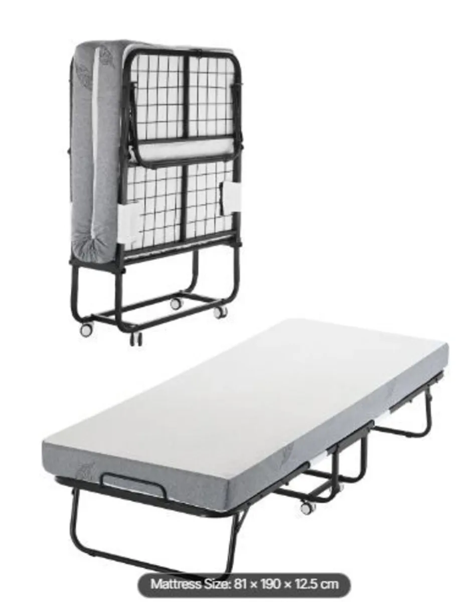 Rollaway Bed, 31 in x 75 in Folding Bed - Image 3
