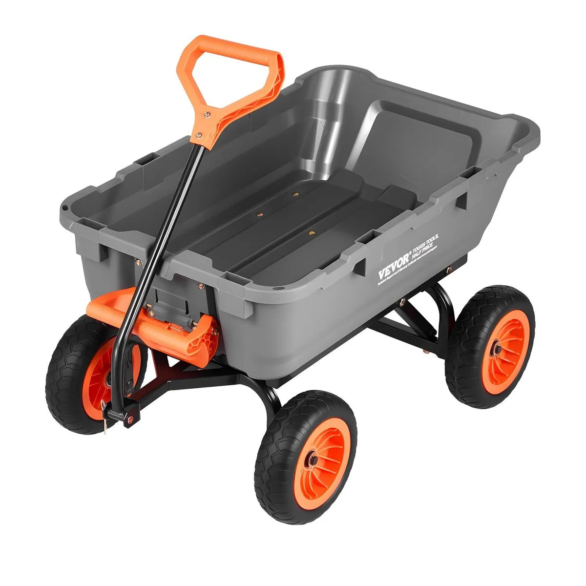 Garden Dump Cart 362kg with Fence - Image 3