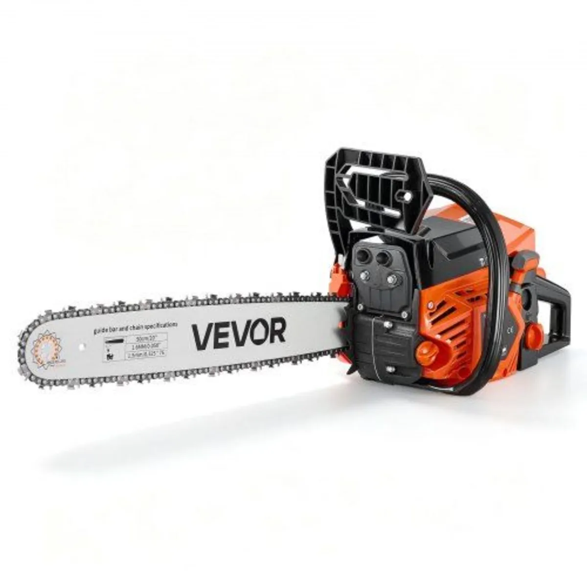 62cc Petrol Chainsaw, 20in Bar, 2-Stroke - Image 2