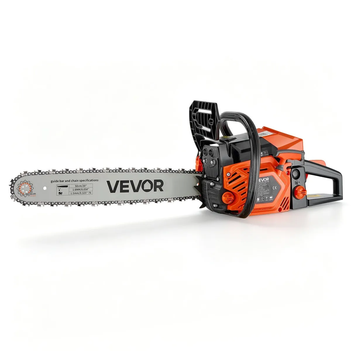 62cc Petrol Chainsaw, 20in Bar, 2-Stroke - Image 3