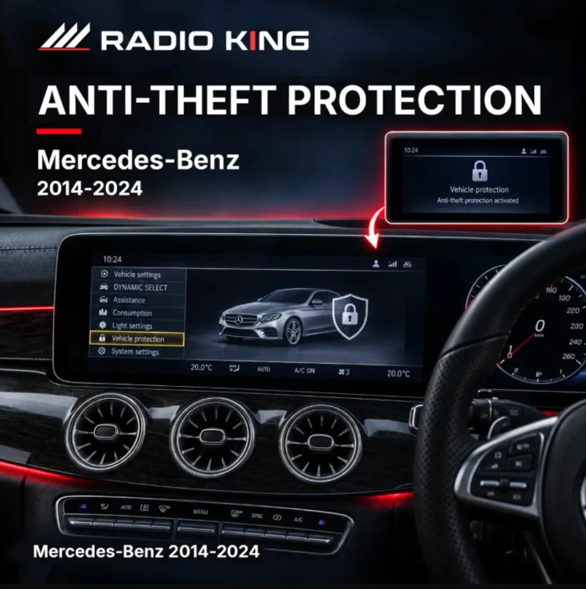 Mercedes-Benz Anti-Theft Protection 2014–2024