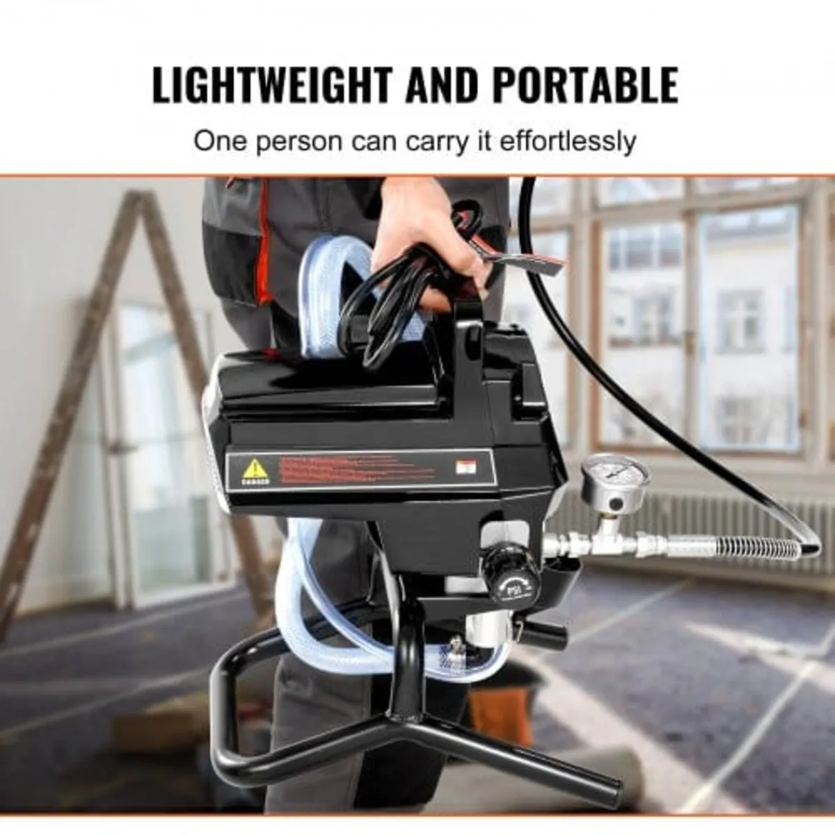 Stand Airless Paint Sprayer, 950W 3000PSI High Eff - Image 4