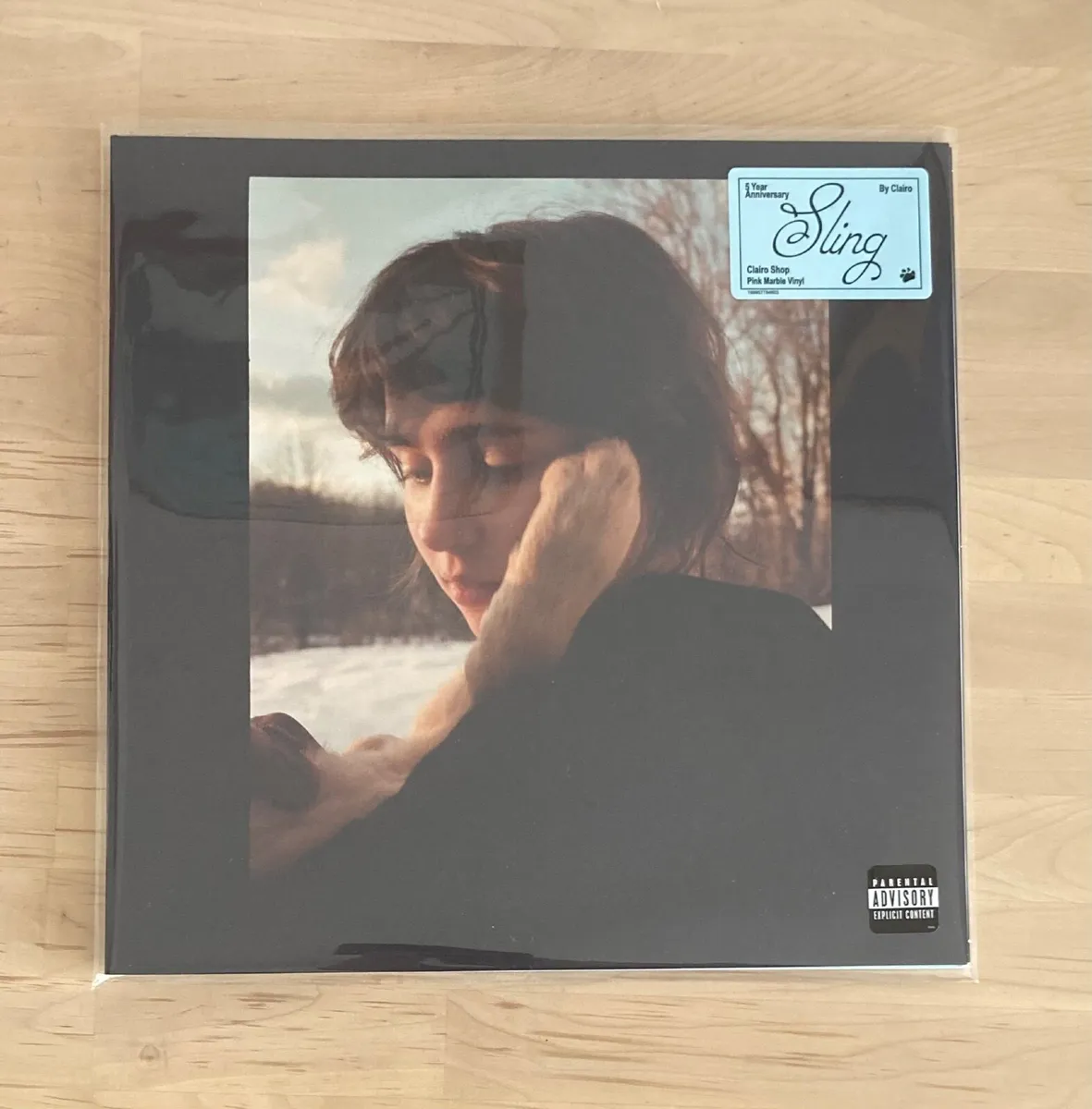 Clairo Sling Pink Marble Anniversary Vinyl New - Image 2