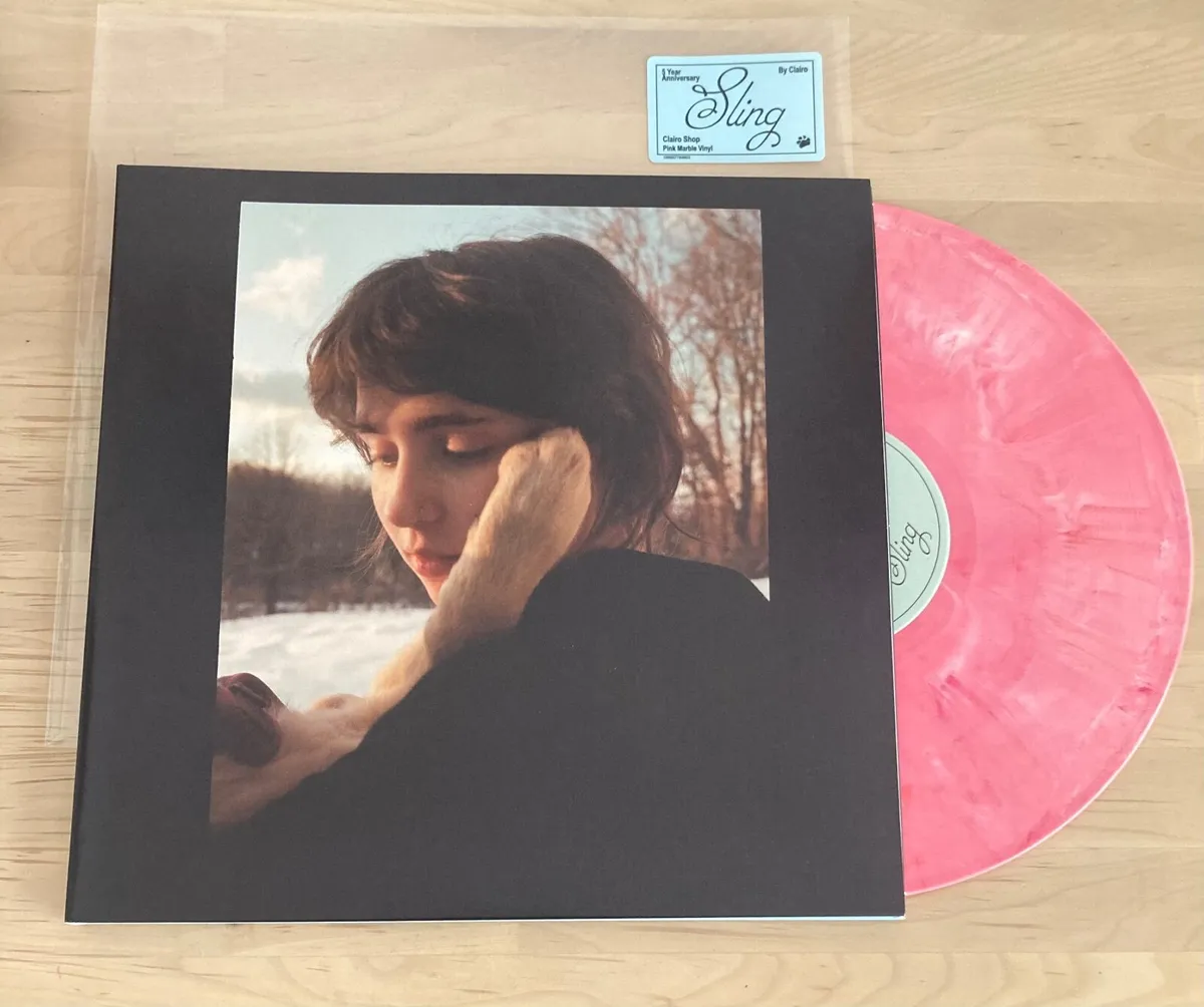 Clairo Sling Pink Marble Anniversary Vinyl New - Image 1