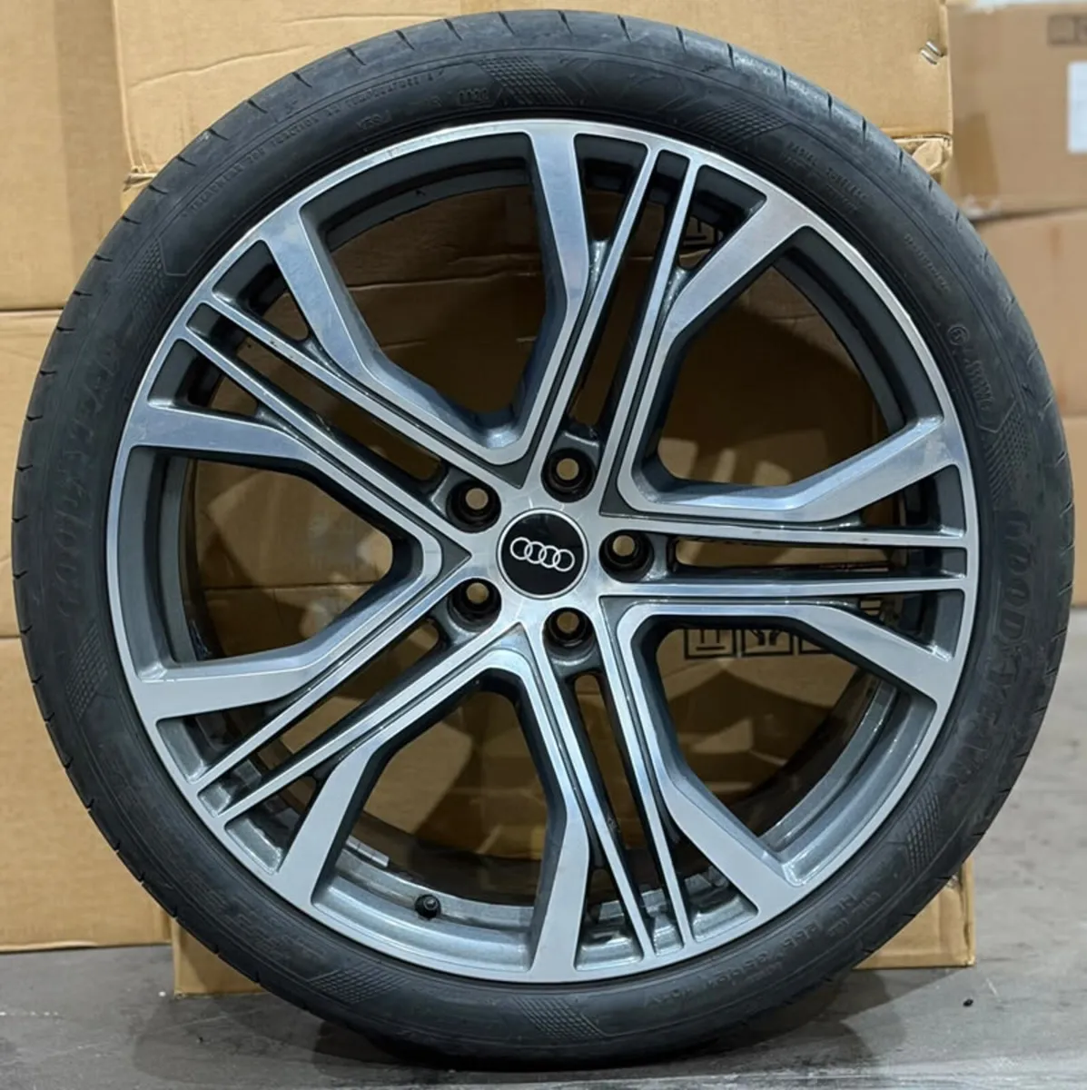 21" Genuine AUDI A7 Alloy Wheels & GOODYEAR Tyres - Image 2