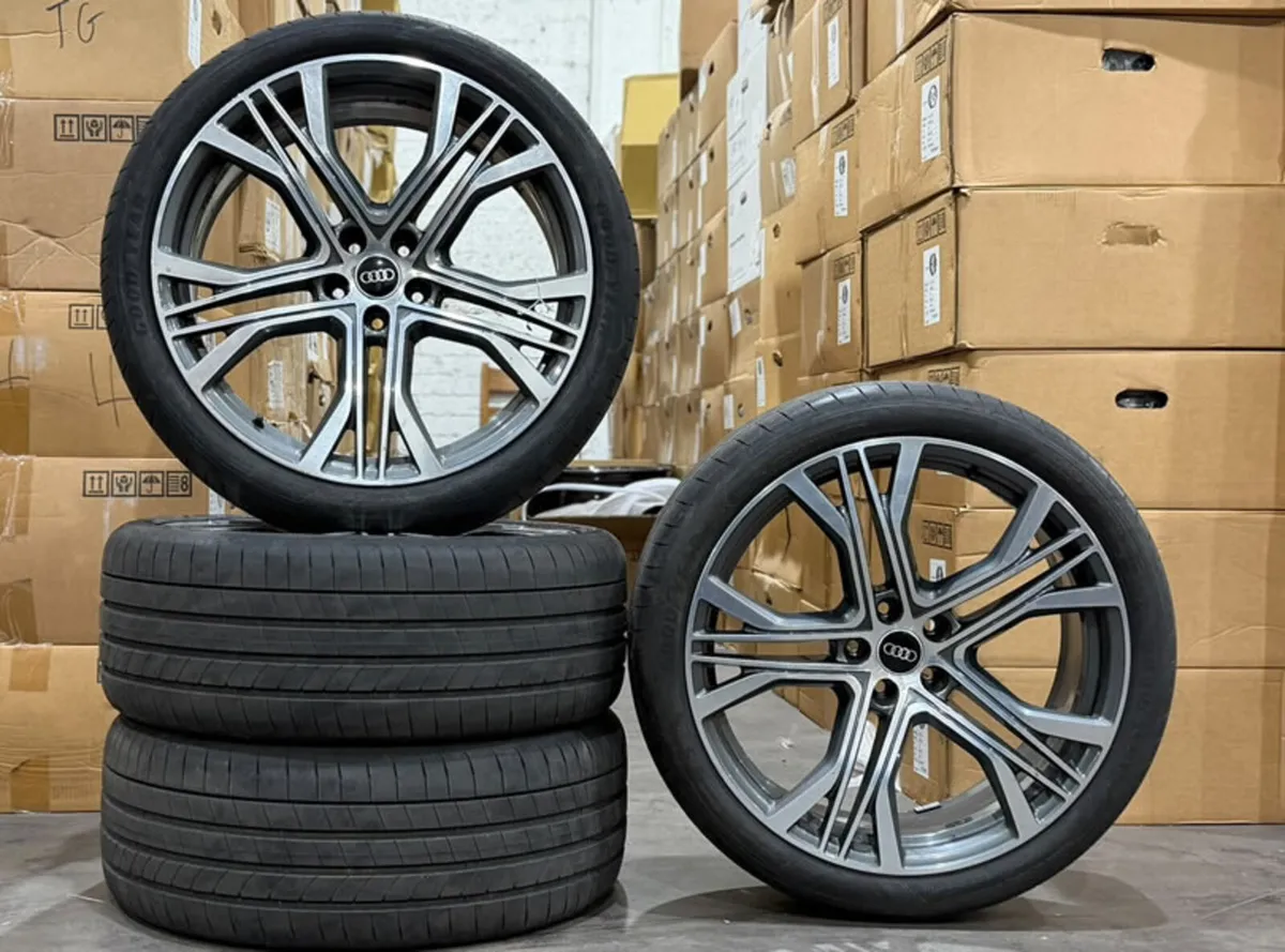 21" Genuine AUDI A7 Alloy Wheels & GOODYEAR Tyres - Image 1