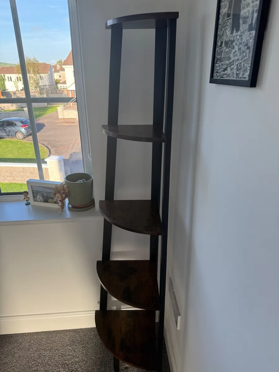 Adonis 5 Tier Corner Shelving Unit - Image 2