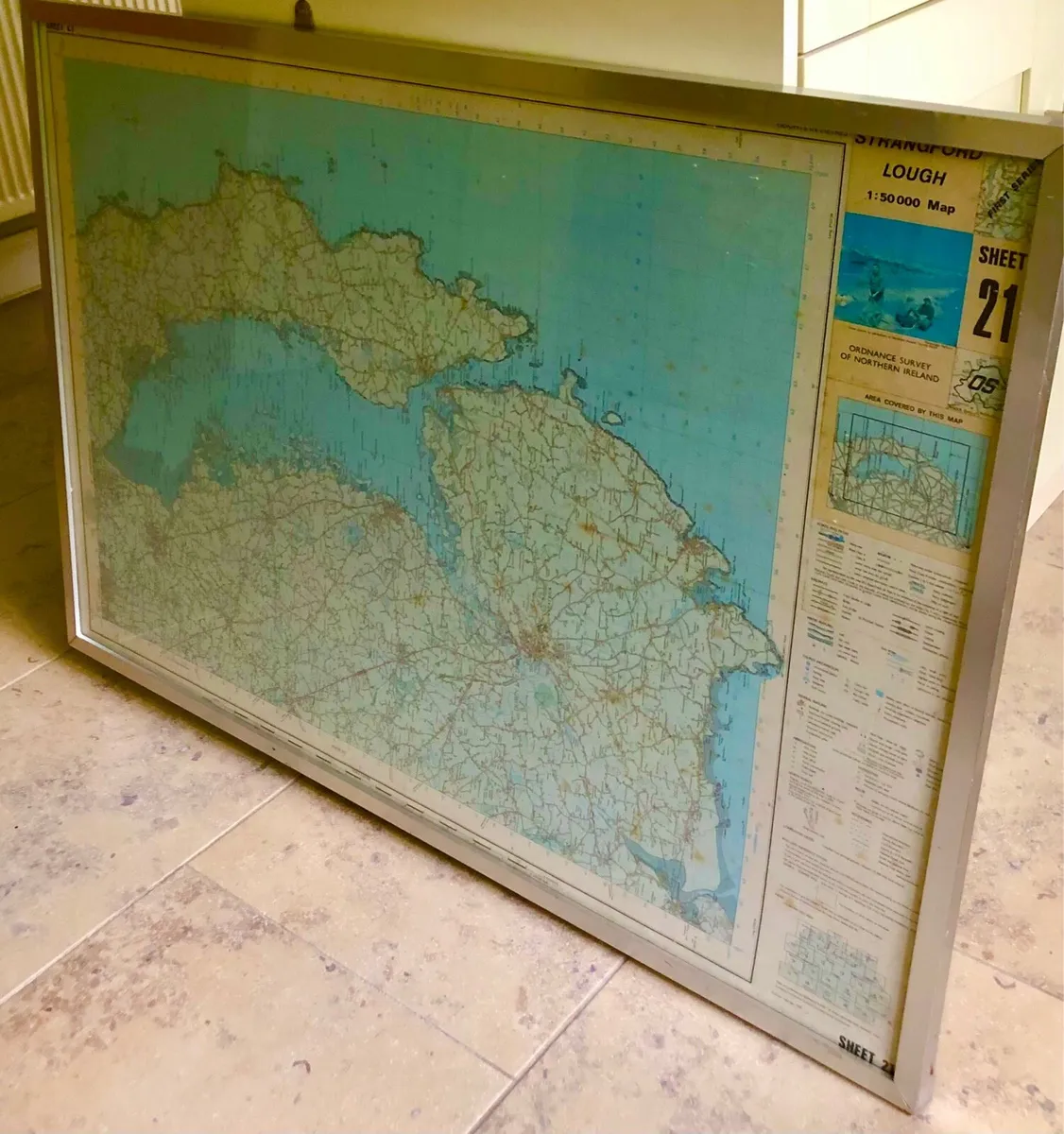 Vintage large Map - Image 1