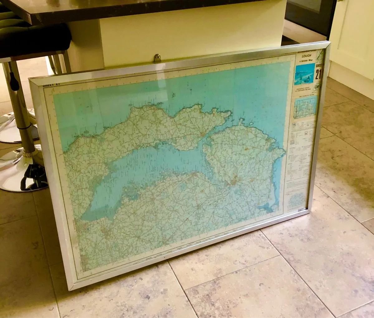 Vintage large Map - Image 2