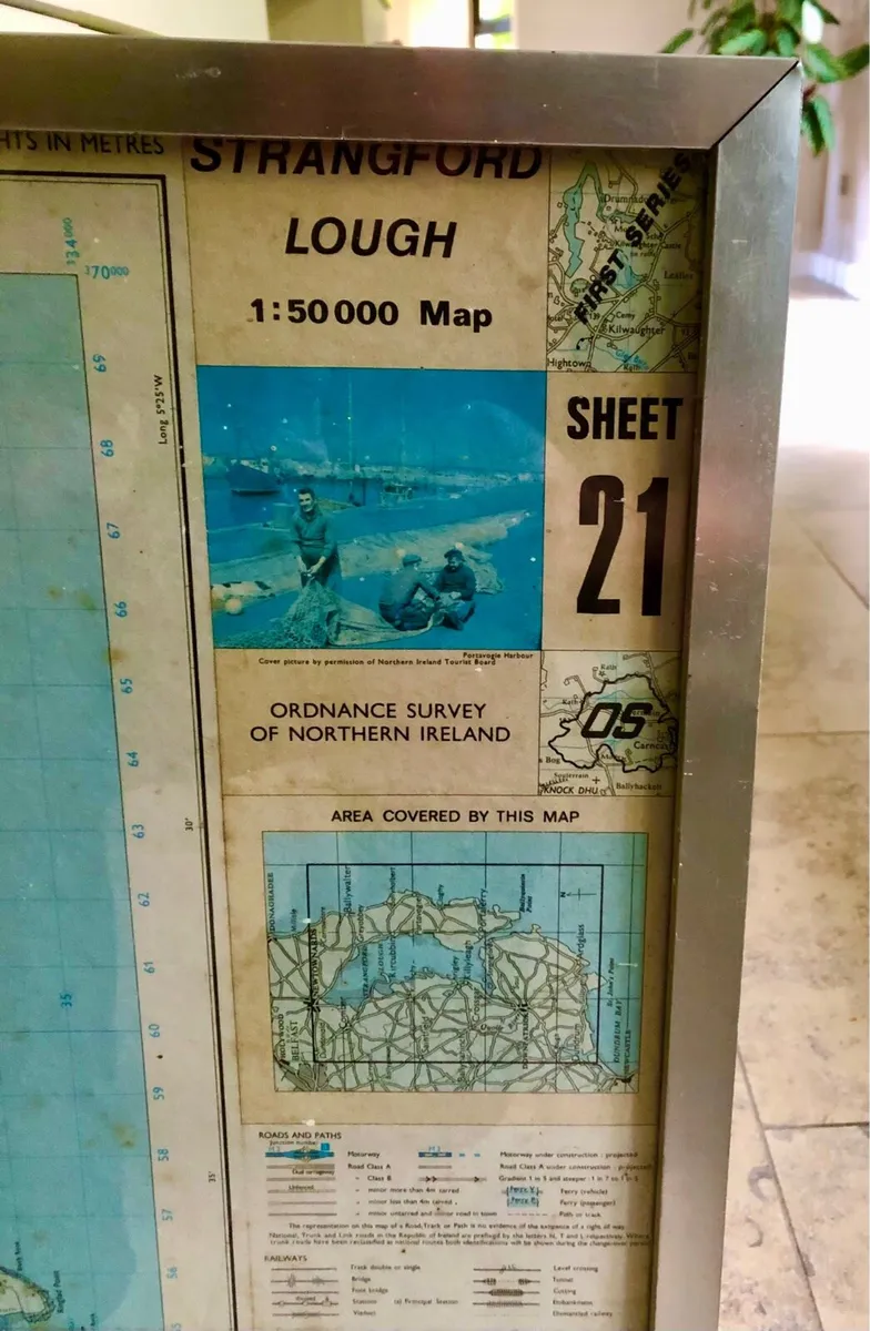 Vintage large Map - Image 3