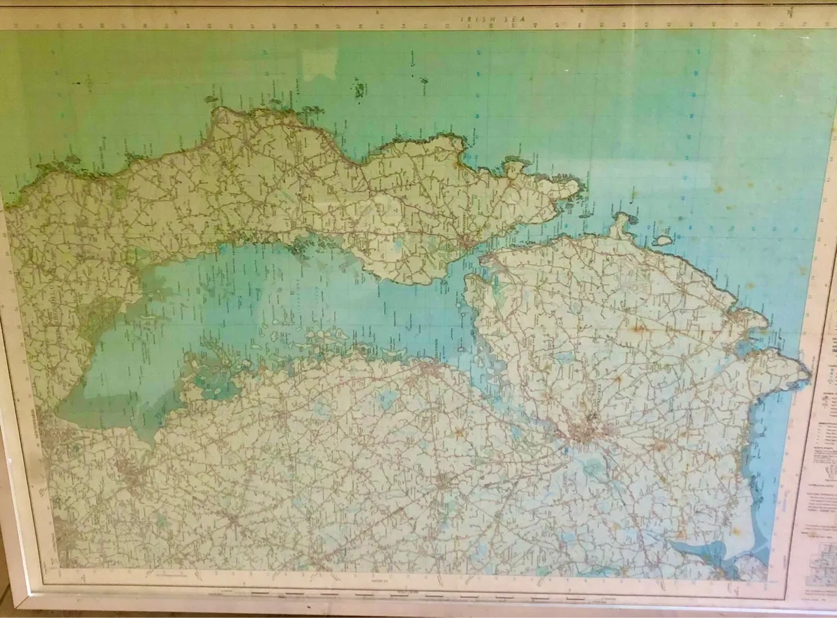 Vintage large Map - Image 4
