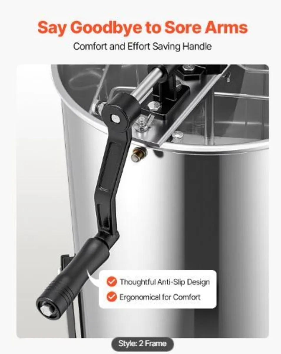 Honey Extractor, 2 Frame - Image 4