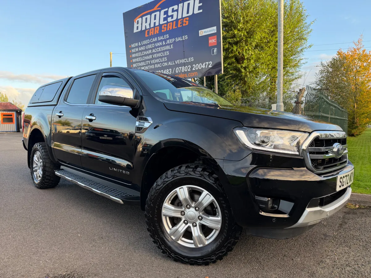 SEPT 2022 FORD RANGER 2.0 BI TURBO 213BHP NO VAT - Image 1