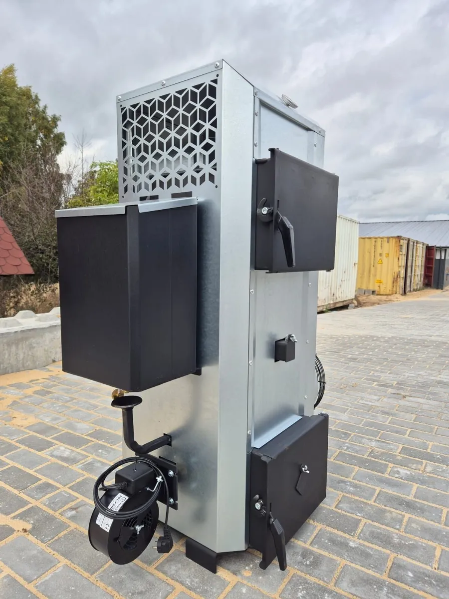 NG30 kw air heater (up to 400 m2) forusedoil+wood - Image 1