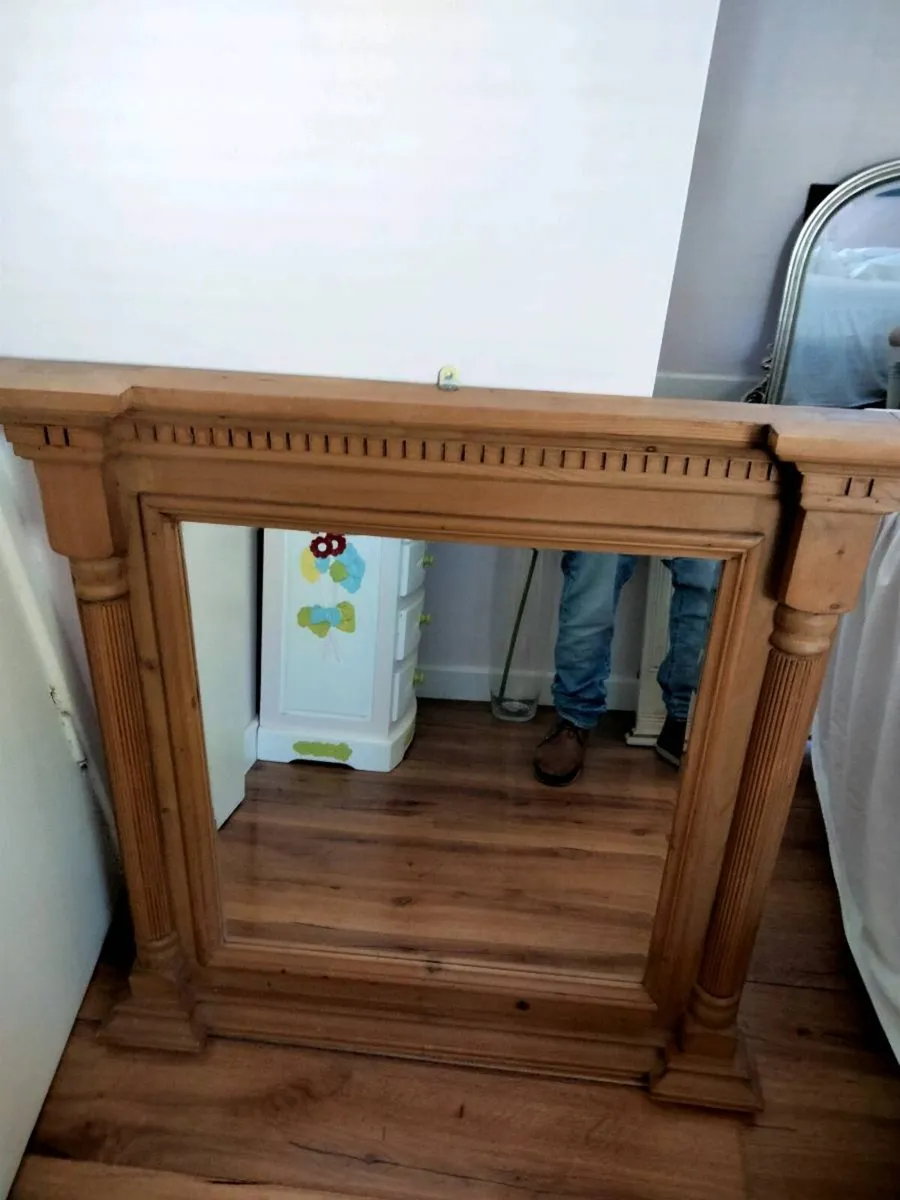 Pine Wall Mirror - Image 1