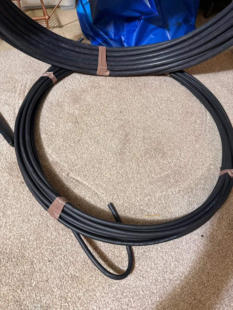 Cat 6 armoured cable and 10mm 3 core SWA armoured - Image 1