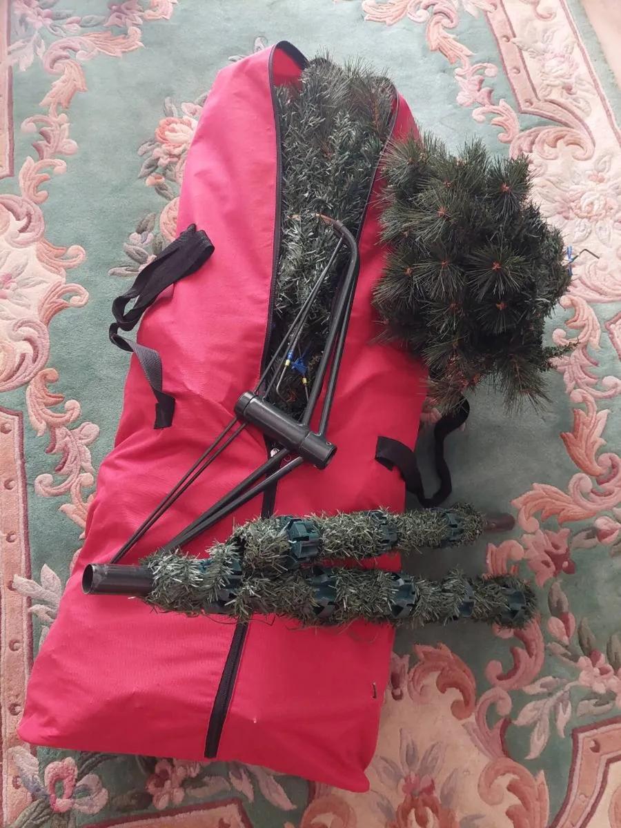 8" Nebraska Christmas Tree & Stand - Image 3